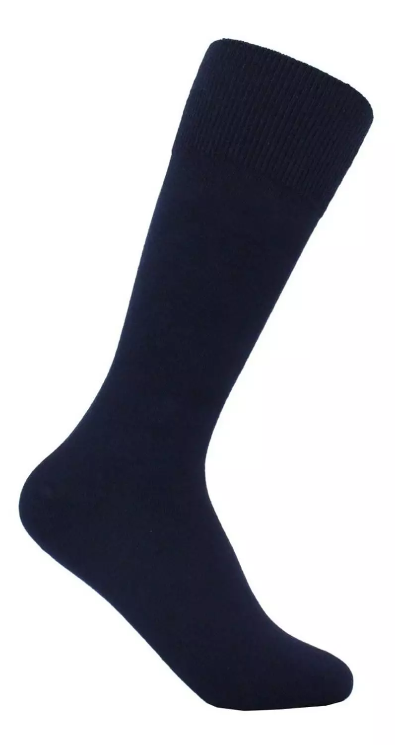 Calcetín Diabético Hombre Sin Costura Algodón 6 Pares-2