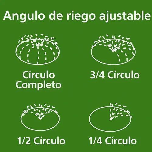 Aspersor De Impacto Plástica Con Estaca Metálica Roots-3