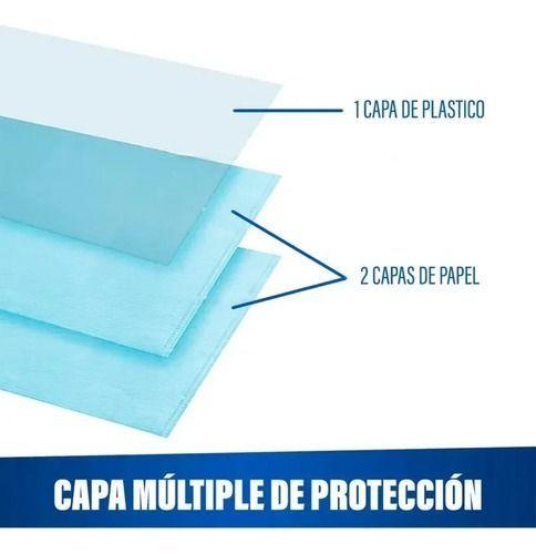 Babero Dental Impermeable Cranberry Campo De Trabajo 100 Uni-2