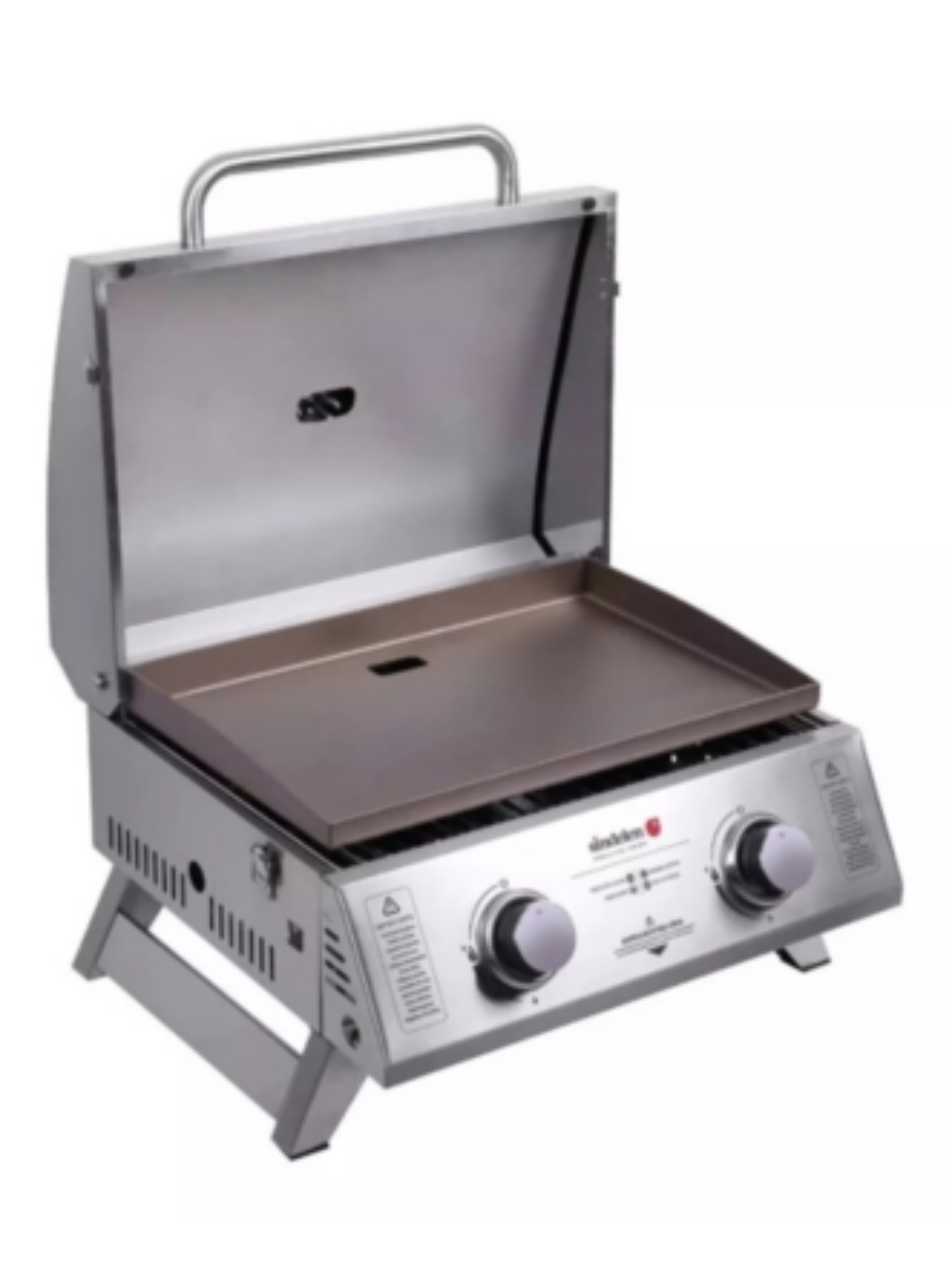 Parrilla A Gas Portátil Pgm-2qin Sindelen-2 Quemadores-0