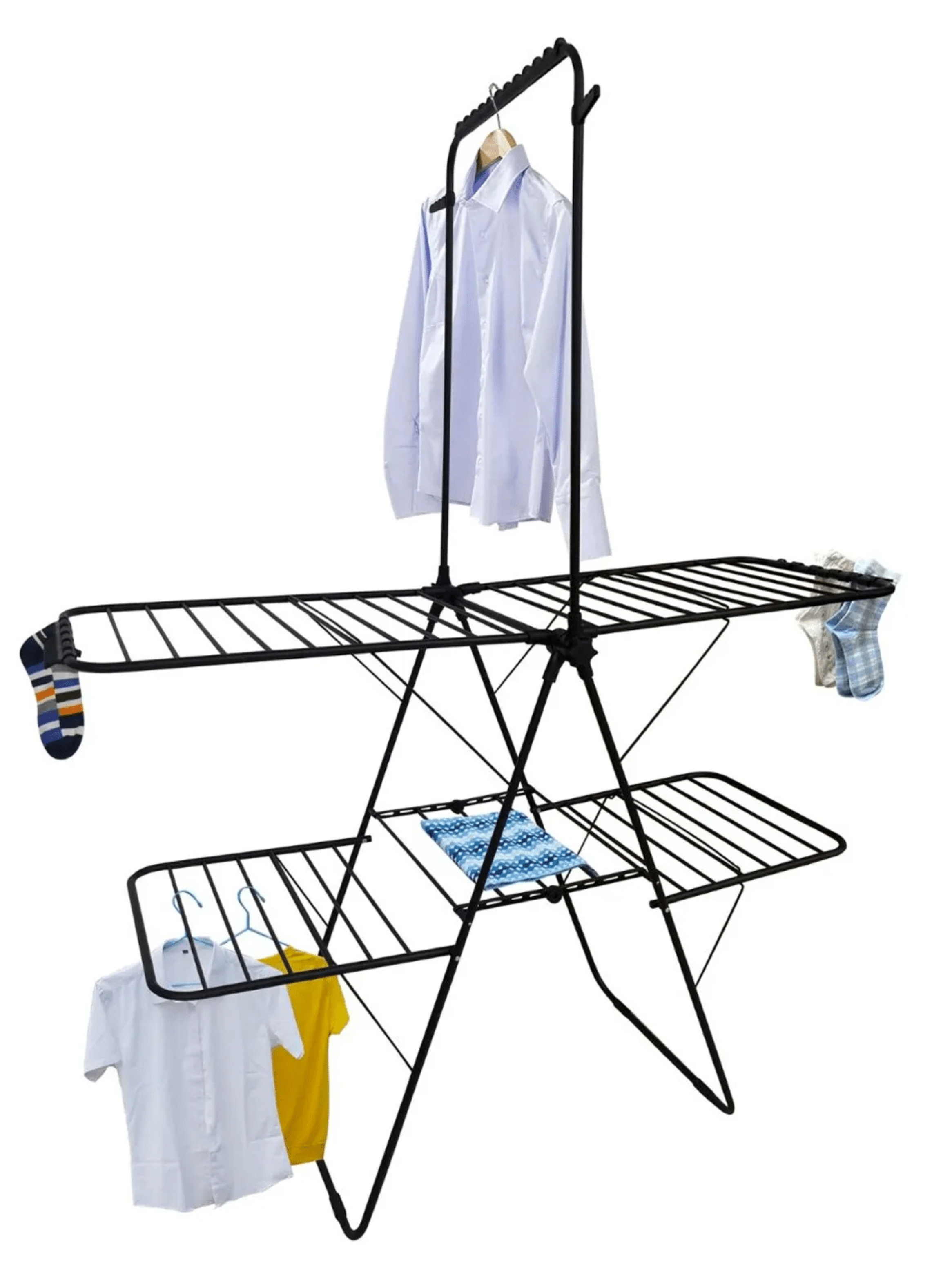  TENDEDERO PLEGABLE ACERO INOXIDABLE NEGRO-1