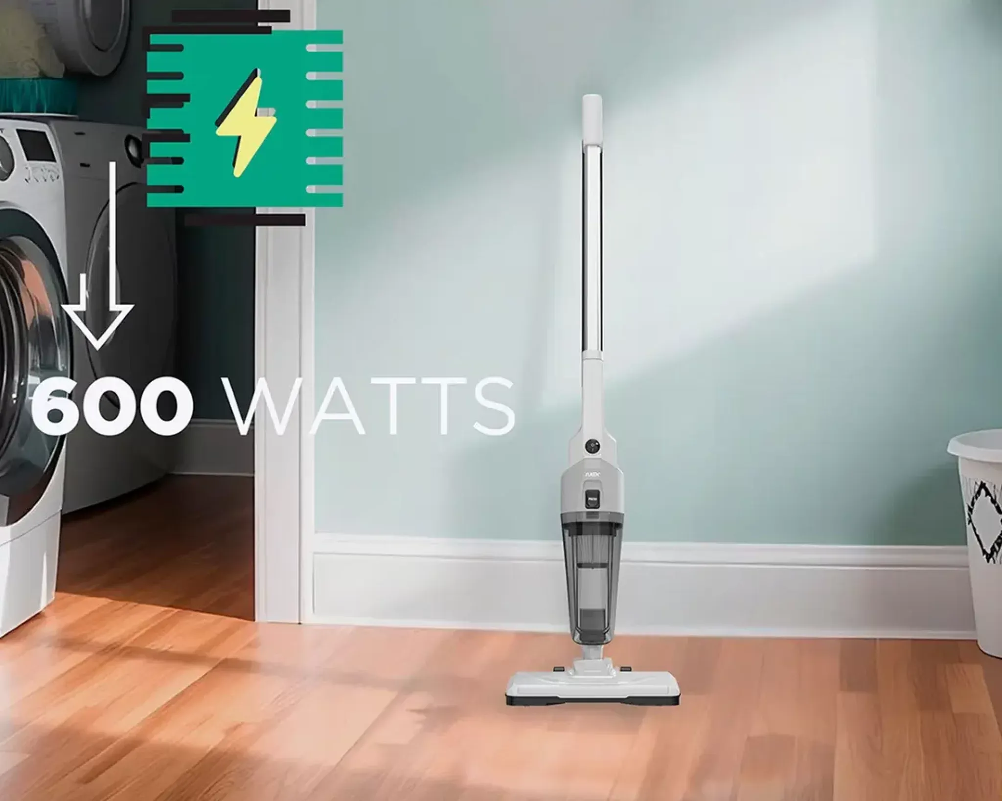 Aspiradora Nex Hogar Aspvprom 600w Blanco-4