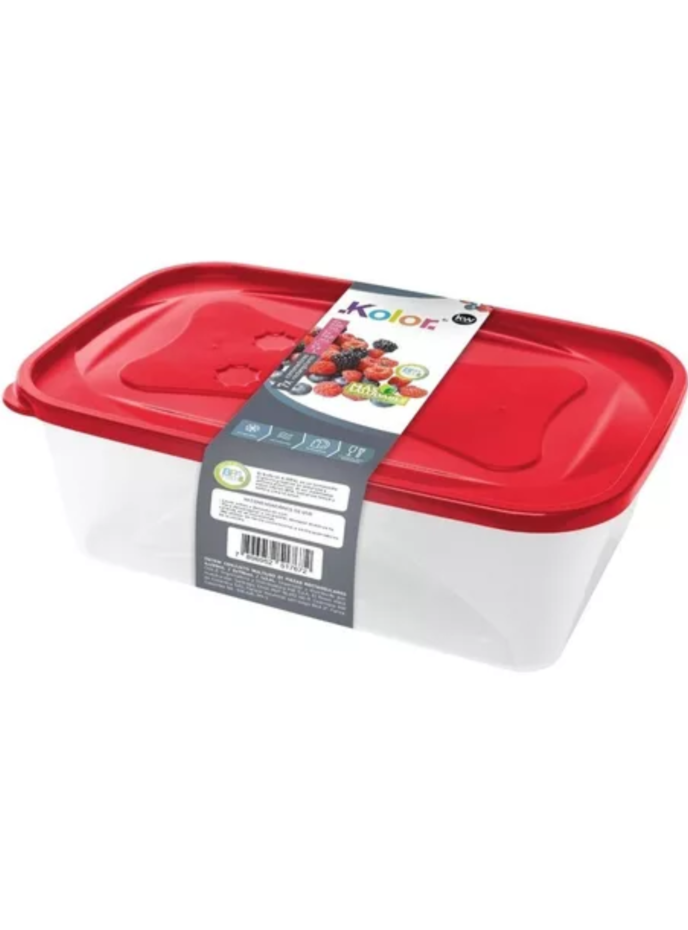 Juego De 2 Contenedores Rectangulares Kolor rj-1