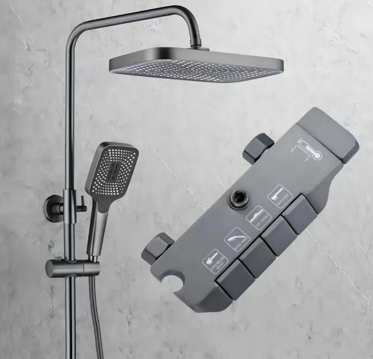 Columna De Ducha 4 Funciones Con Teclado Marca Taumm-4