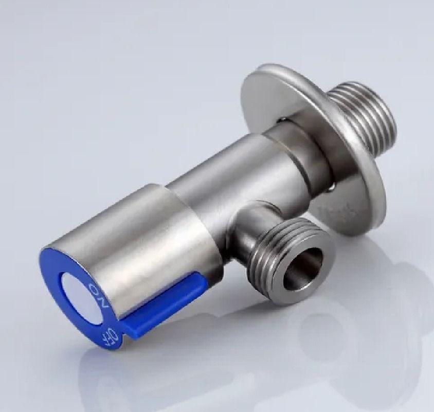 Llave Angular He-he 1/2 Acero Inoxidable Para Estanque Taumm-3