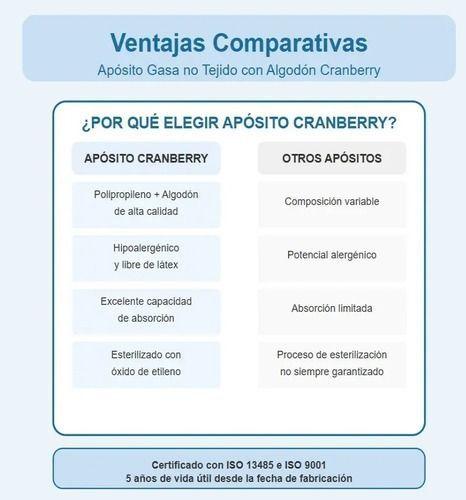 Apósito De Gasa + Algodón Estéril 13x23 Bolsa 10 Unidad-2
