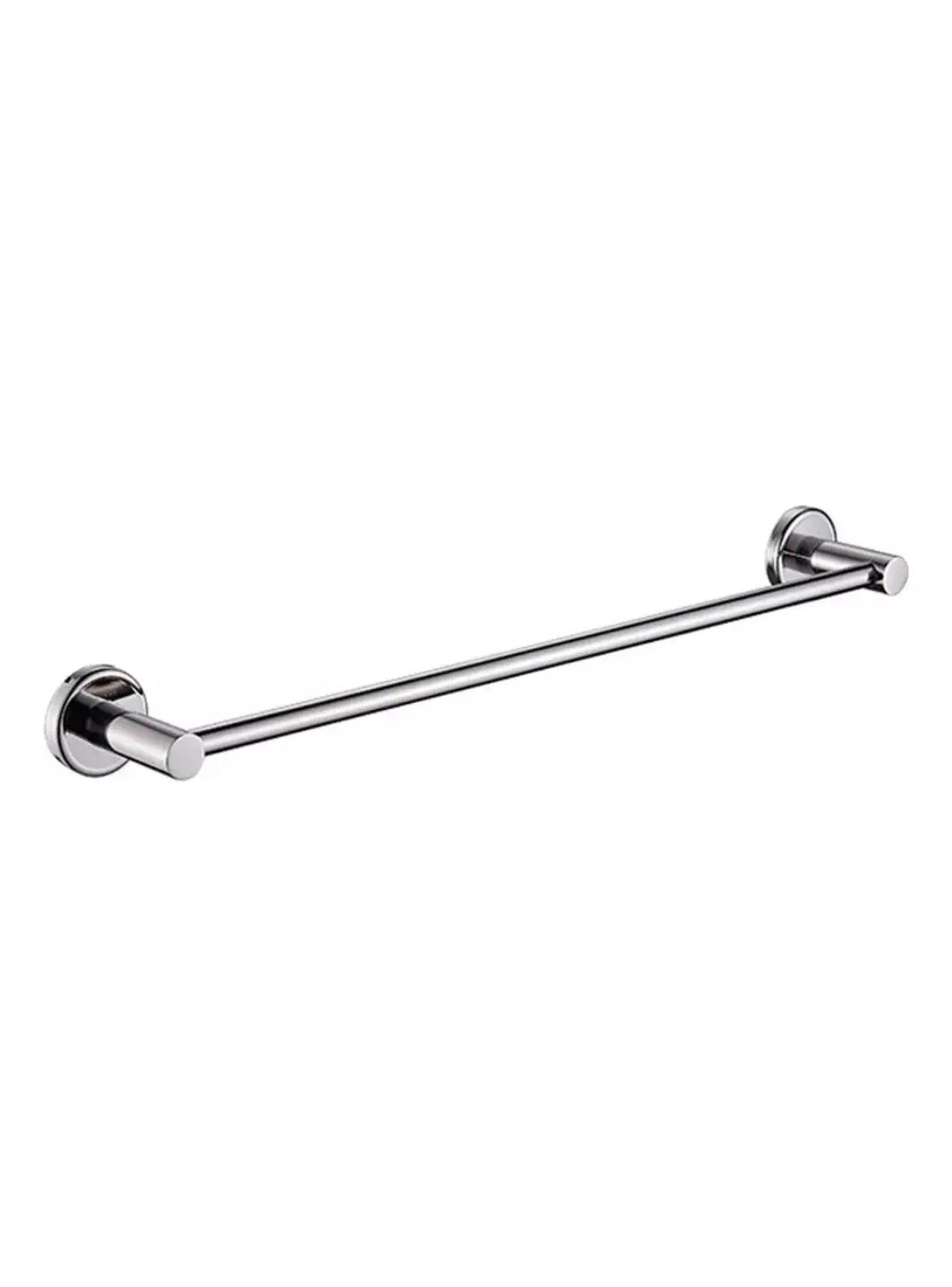 Porta Toalla Toallero Baño Barra 60 cm Acero plateado-5