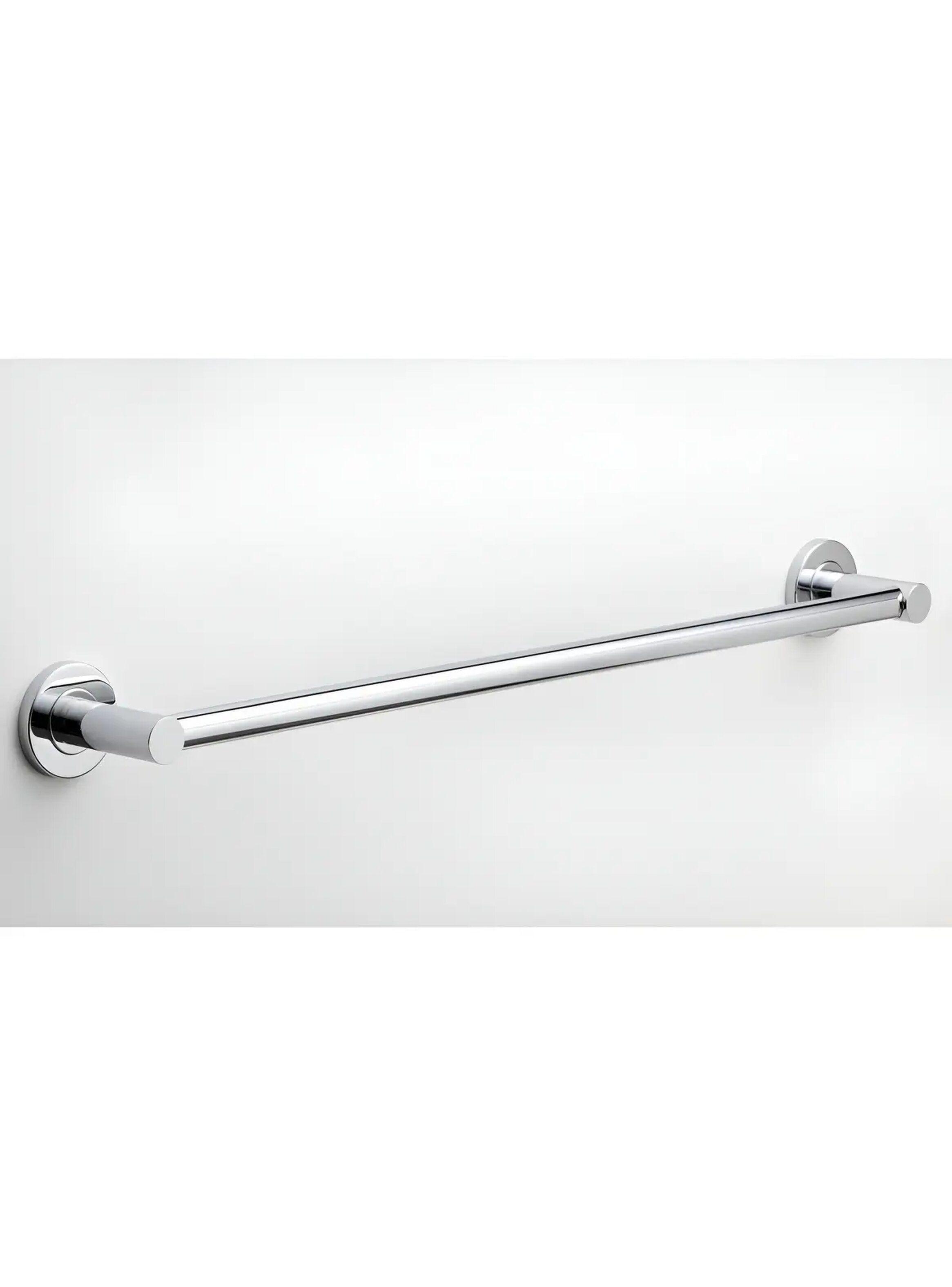 Porta Toalla Toallero Baño Barra 60 cm Acero plateado-6