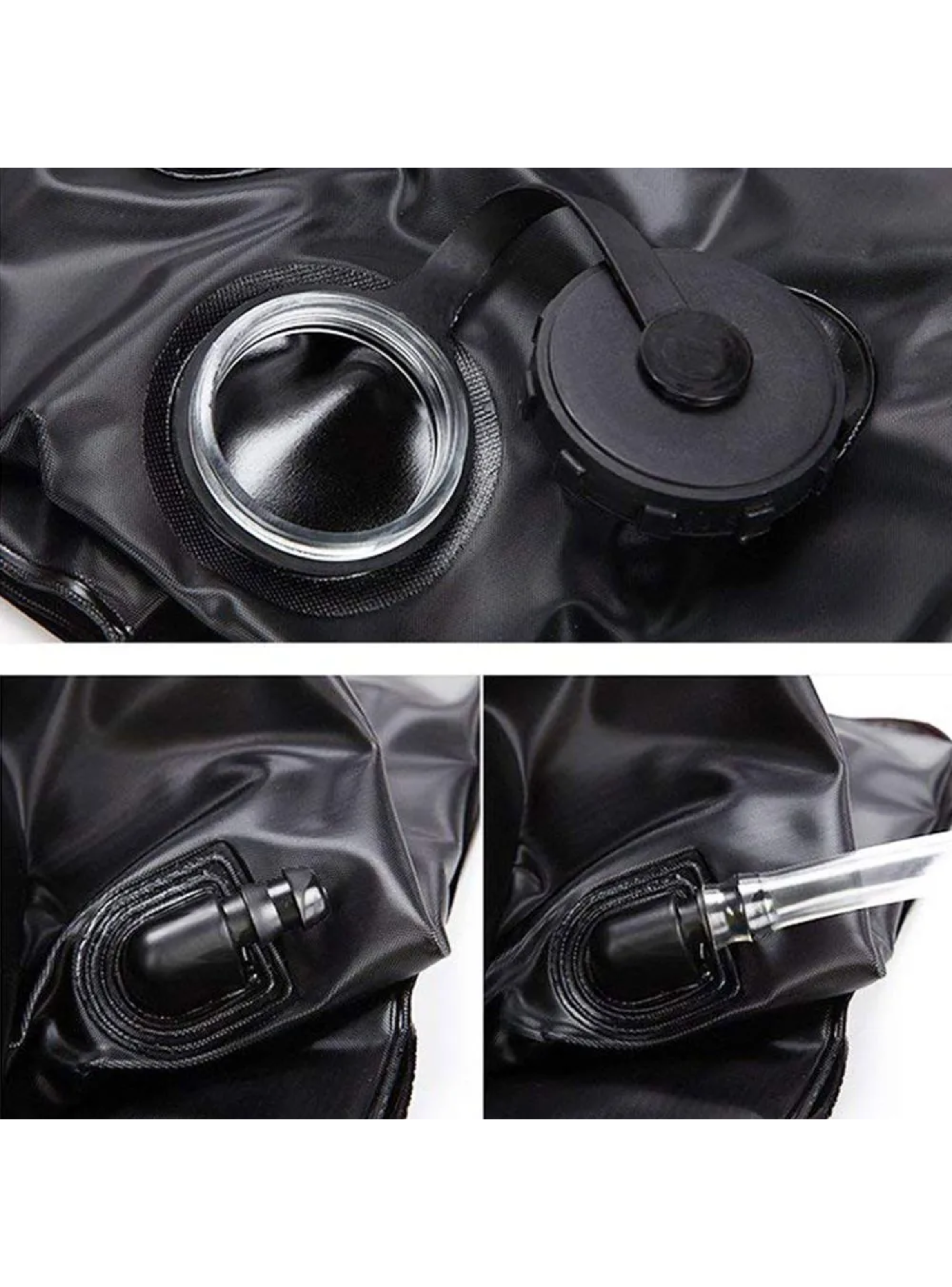 Ducha solar 40 litros negro Doite-5