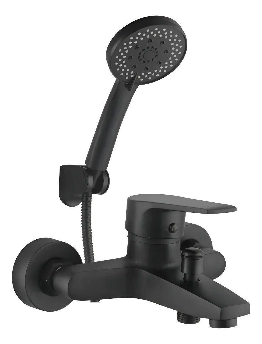 Llave Monomando Tina Ducha Notte Acabado Mate-0