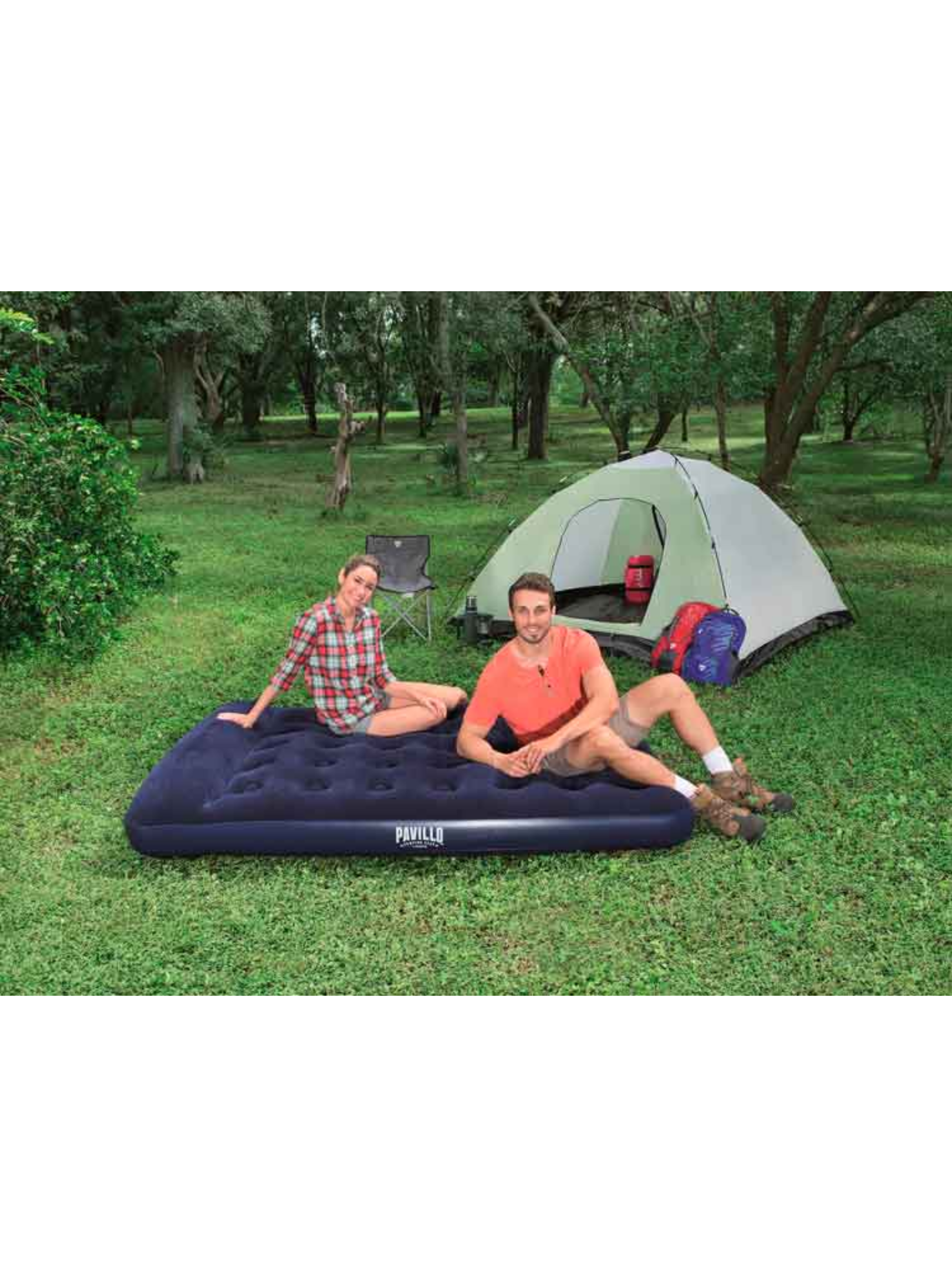 COLCHÓN CAMPING BESTWAY AZUL QUEEN C/INFLADOR 203X152X22CM.-4