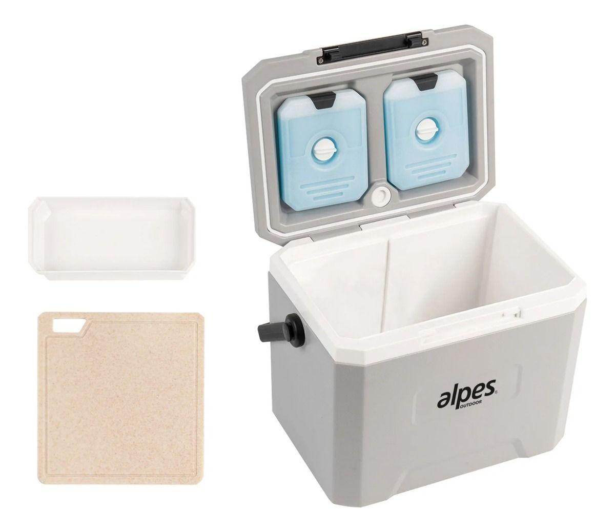 Refrigerador Alpes Cooler 22l Gris Térmico 2 Ice Pack-2