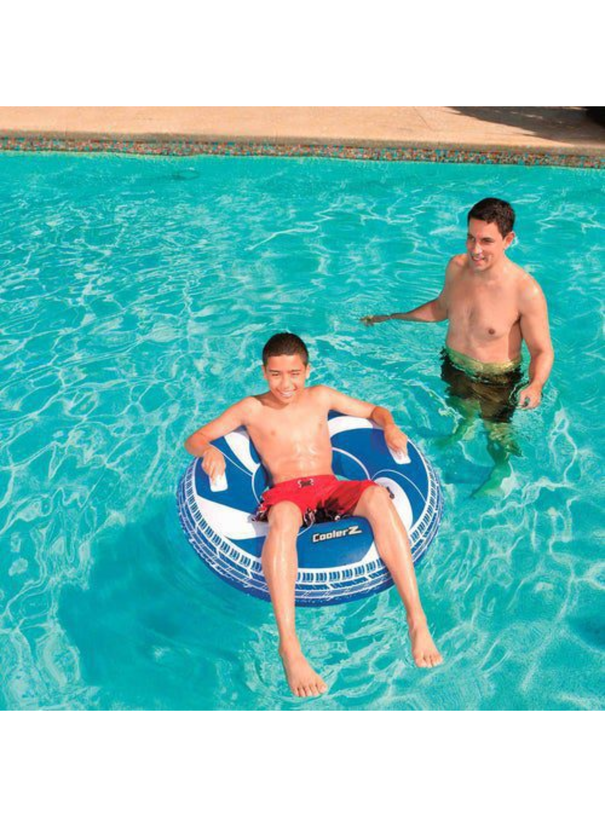 FLOTADOR ANILLO BESTWAY COOLERZ 1.02M SPIRAL SWIM TUBE-2