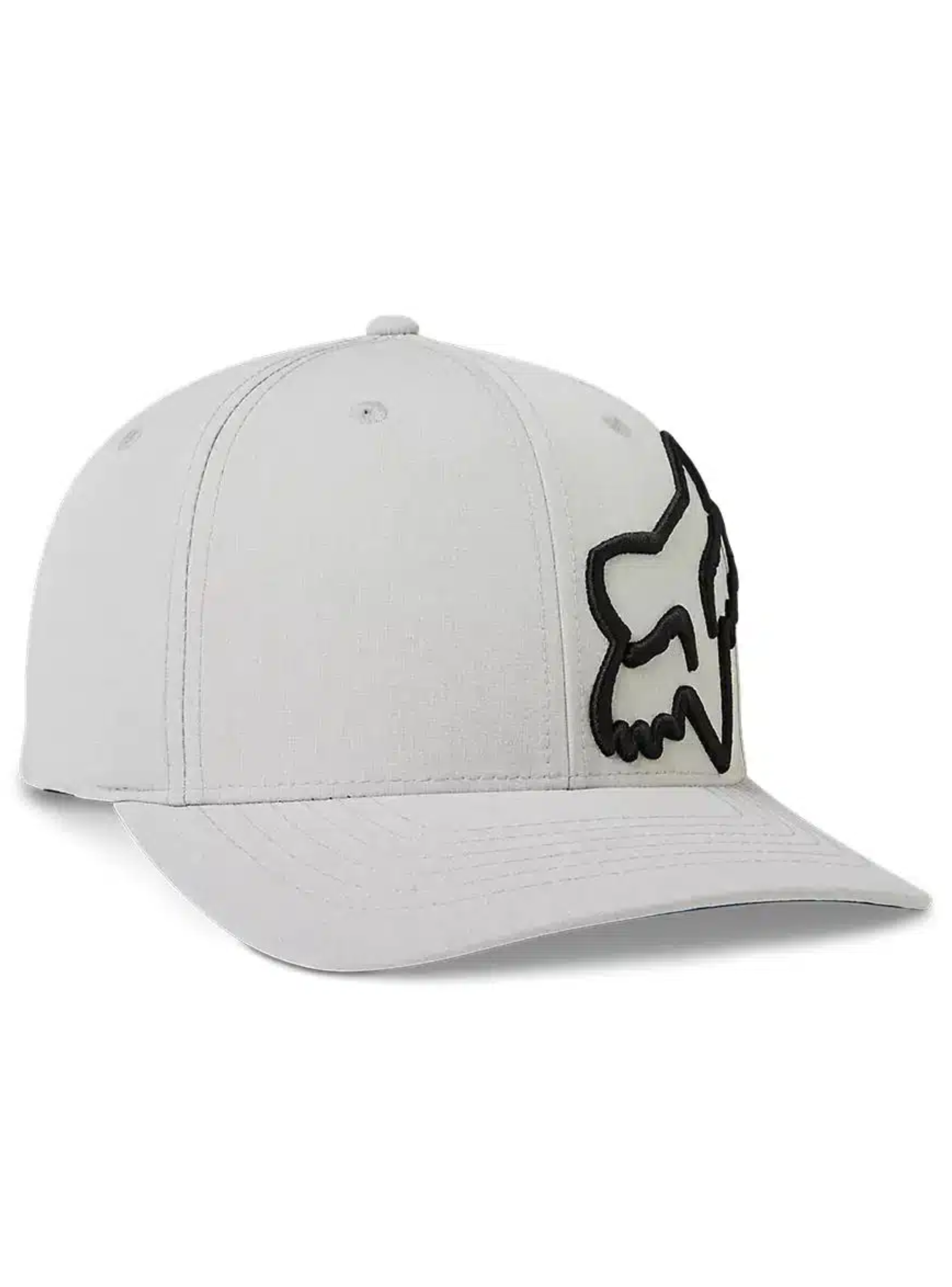 GORRO FOX JOCKEY LIFESTYLE CLOUDED FLEXFIT 2.0 GRIS CLARO-0