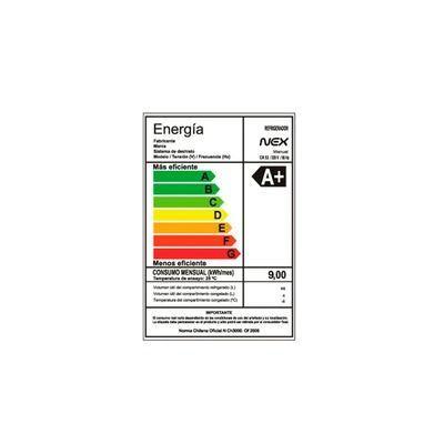 Frigobar Nex Cr52 Blanco 50l Con Congelador Manual-6