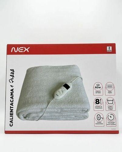 Calientacama 1 Plaza Nex Premium Blanco-3