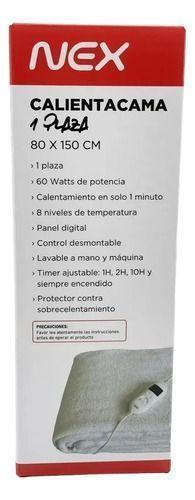 Calientacama 1 Plaza Nex Premium Blanco-4