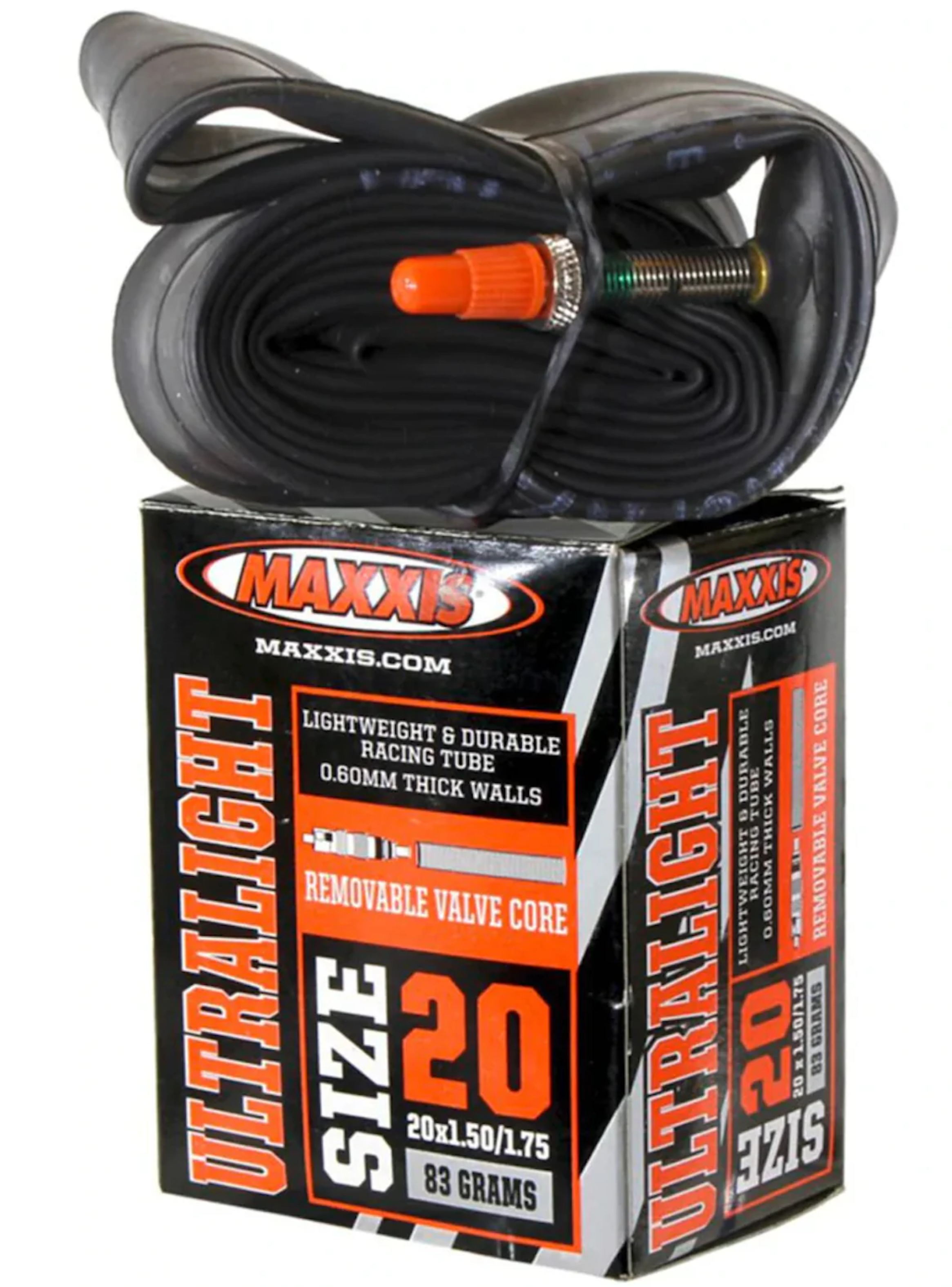 CAMARA MAXXIS ULTRALIGHT 20X1.50/1.75 GROSOR 0.6MM PV LFVSEP-0