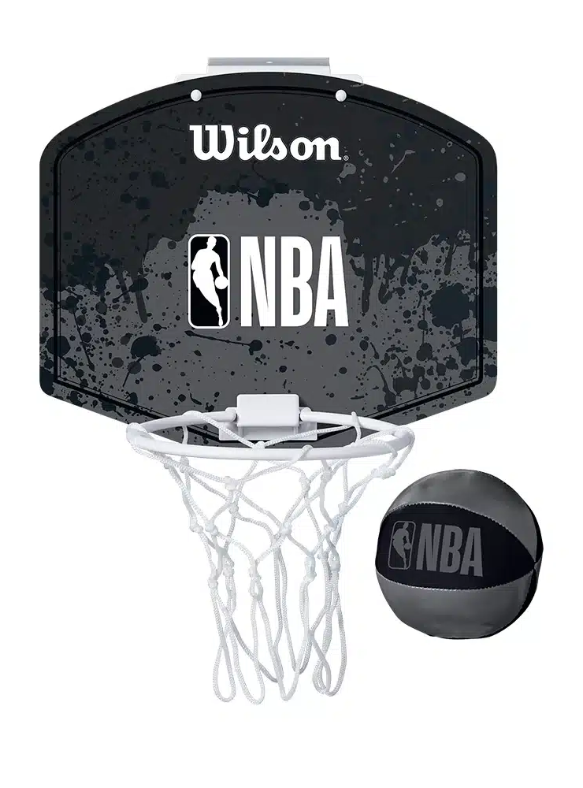 TABLERO BASKETBALL PUERTA WILSON MINI 28,5X24 CM NEGRO/BLANCO-0