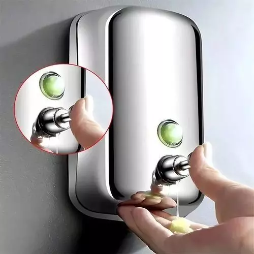 Dispensador Jabón Acero Inoxidable 500 Ml. Taumm-2