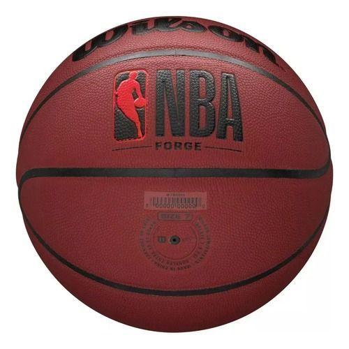 Balón De Basketball Wilson Nba Forge Crimson Tamaño 7 Café-3