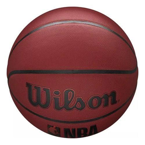 Balón De Basketball Wilson Nba Forge Crimson Tamaño 7 Café-5