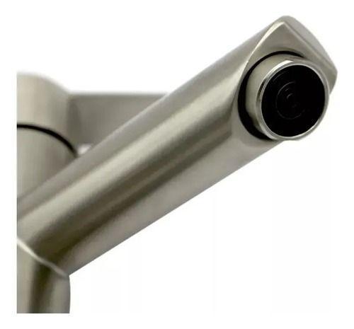 Monomando Lavamanos Alto Moderno Inoxidable Taumm 31cm-1