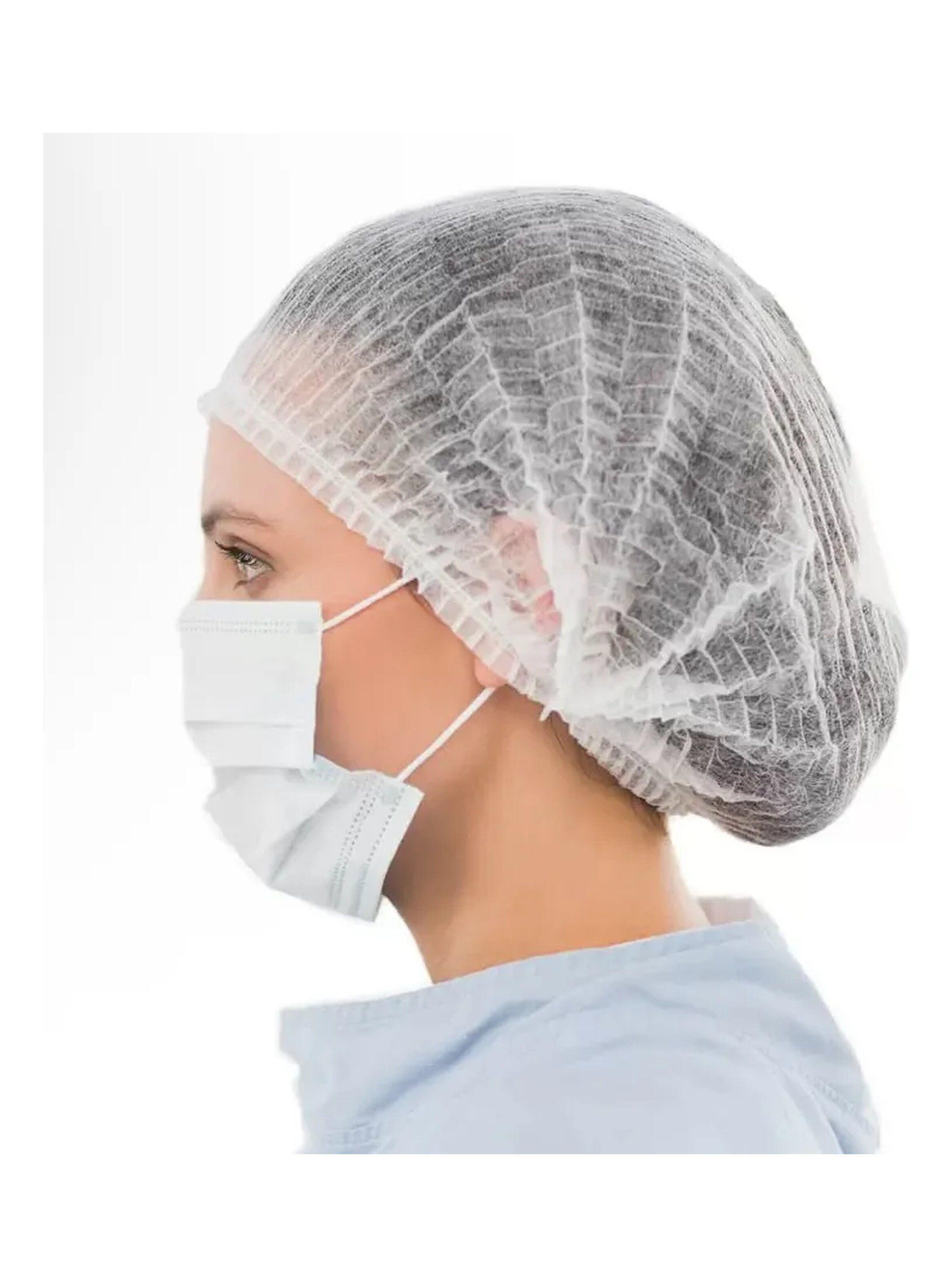 Gorro / Cofias Desechable Blanca Tresor ( 100 Unidades)-4