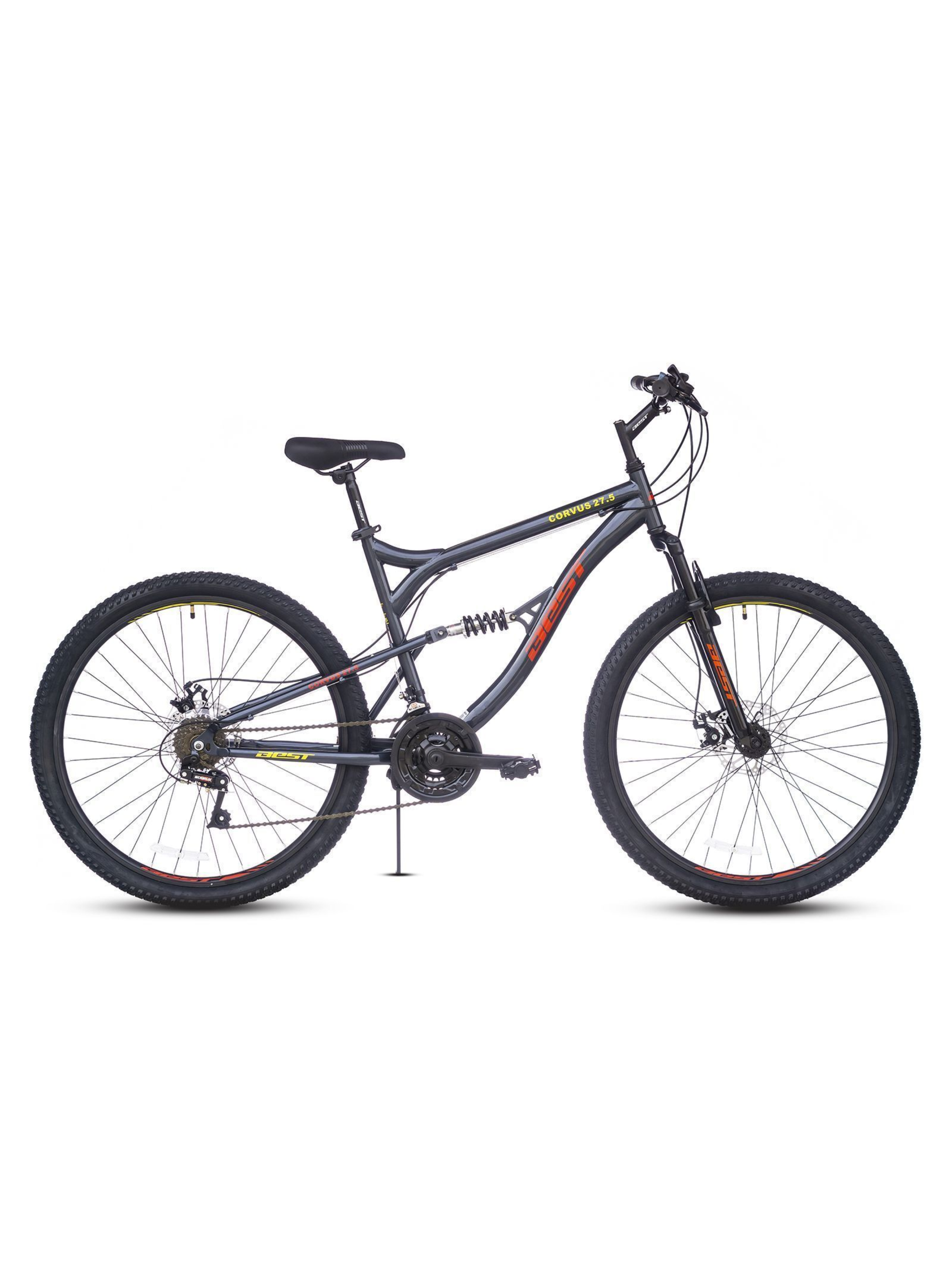 Bicicleta Mountain Bike MTB Aro 27.5 Double Susp 18V Best-0