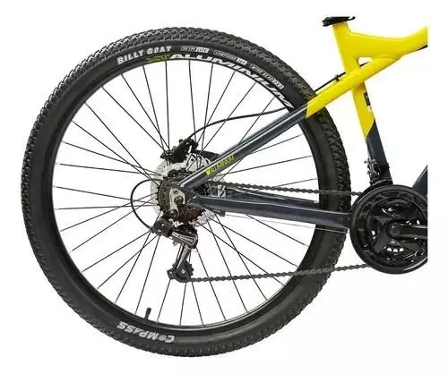 Bicicleta Lahsen Mtb Radal 4 Aro 27 Amarillo / 1.8 m / 1.7 m | M-2