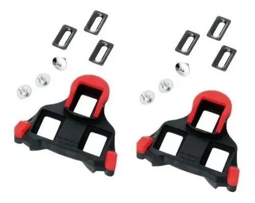 Calas Shimano Sm-sh10 Para Pedales De Ruta Negro-3