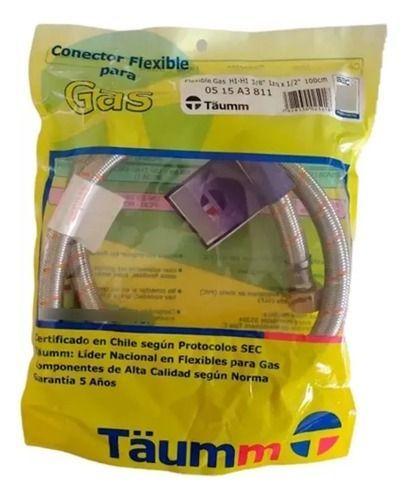 Flexible Gas 3/8 Hi Izquierdo X 1/2 Hi 100 Cms Taumm Sec-2