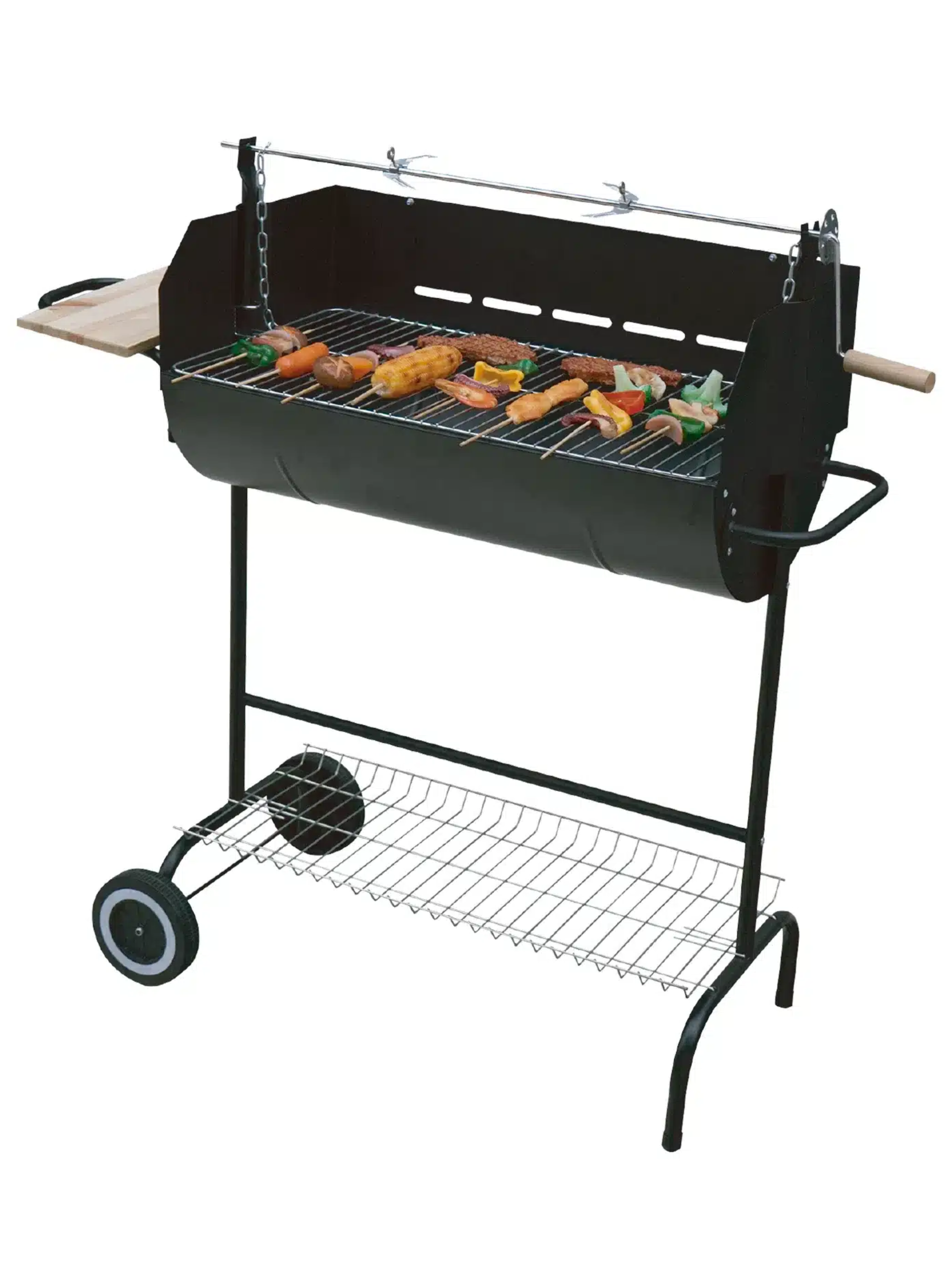 PARRILLA CARBÓN MEDIO TAMBOR BM400 BEEF MAKER-2