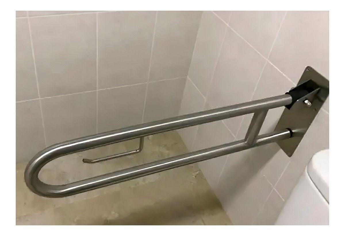 Barra De Seguridad Pasamano Abatible Para Minusvalidos 78 Cm-4