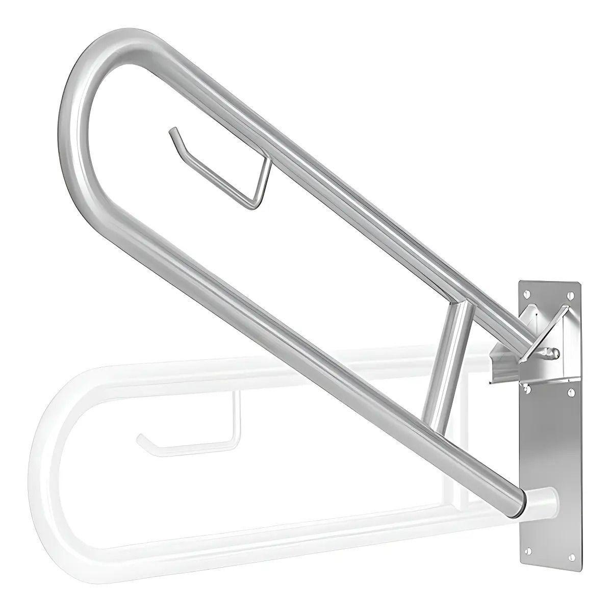 Barra De Seguridad Pasamano Abatible Para Minusvalidos 78 Cm-5