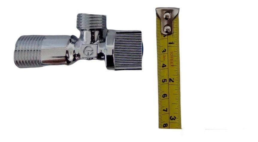 Llave Angular He-he 1/2 Con Accesorio Pared Taumm-2