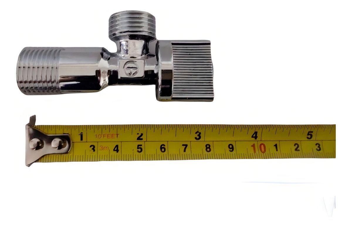 Llave Angular He-he 1/2 Con Accesorio Pared Taumm-3