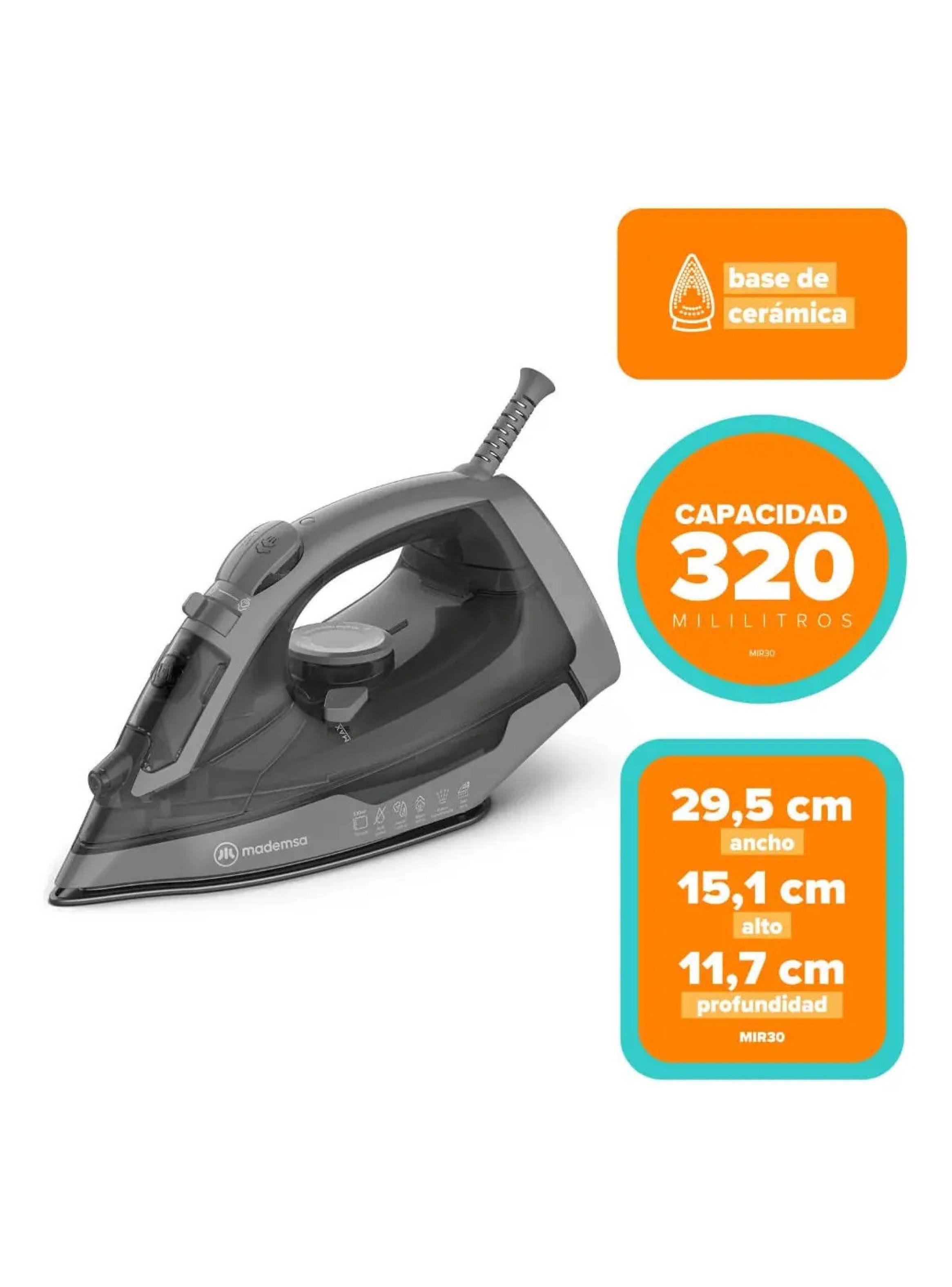 Plancha Con Base De Cerámica Mademsa Mir30 Vapor Vertical-2