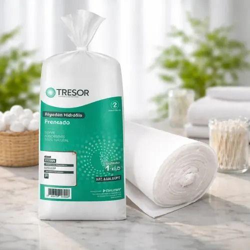 Algodon Hidrofilo Prensado 1 Kg Tresor Suave Absorbente-2