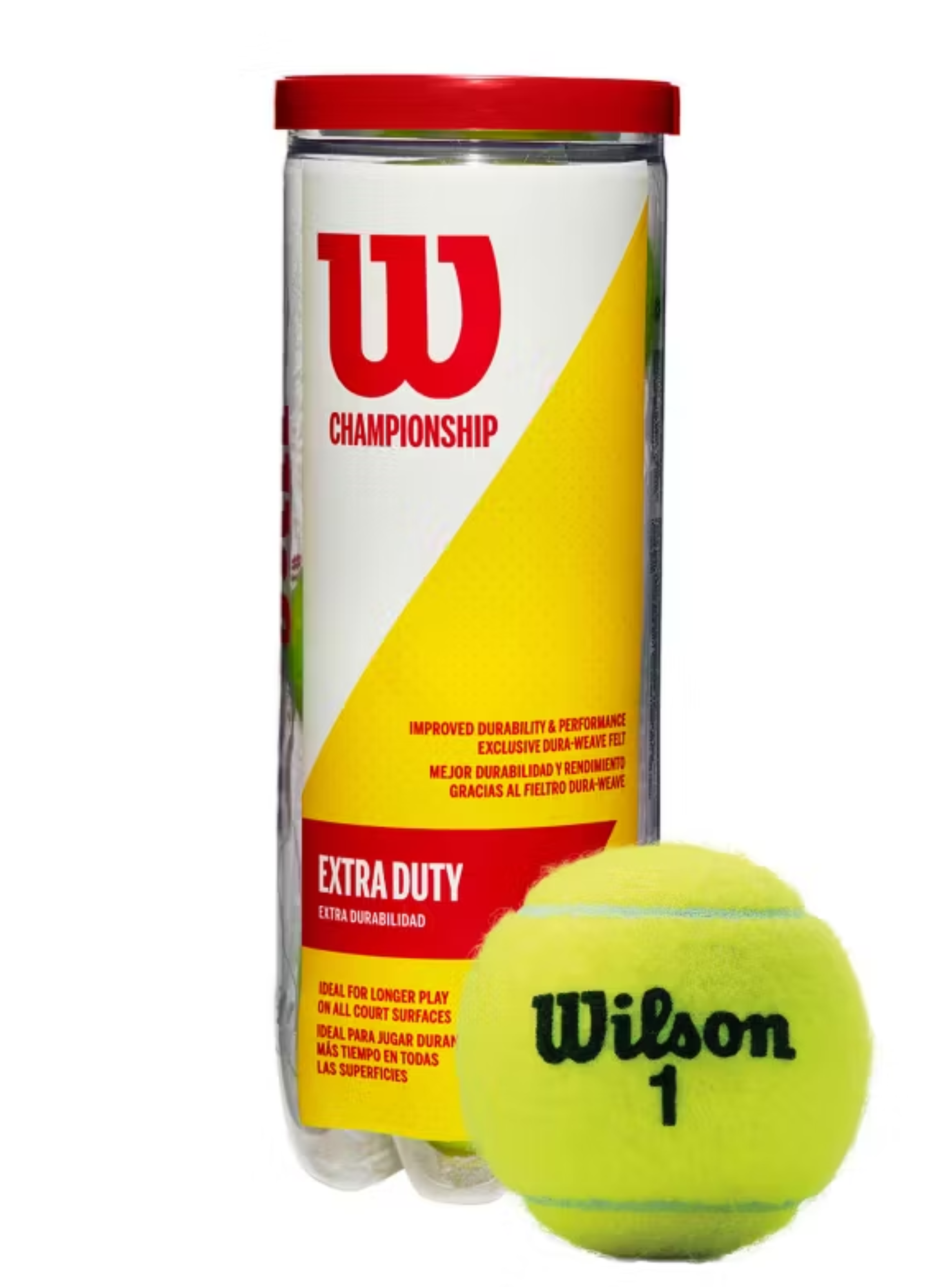 PELOTA DE TENIS WILSON CHAMP XD TBALL 3 BALL WILS-1