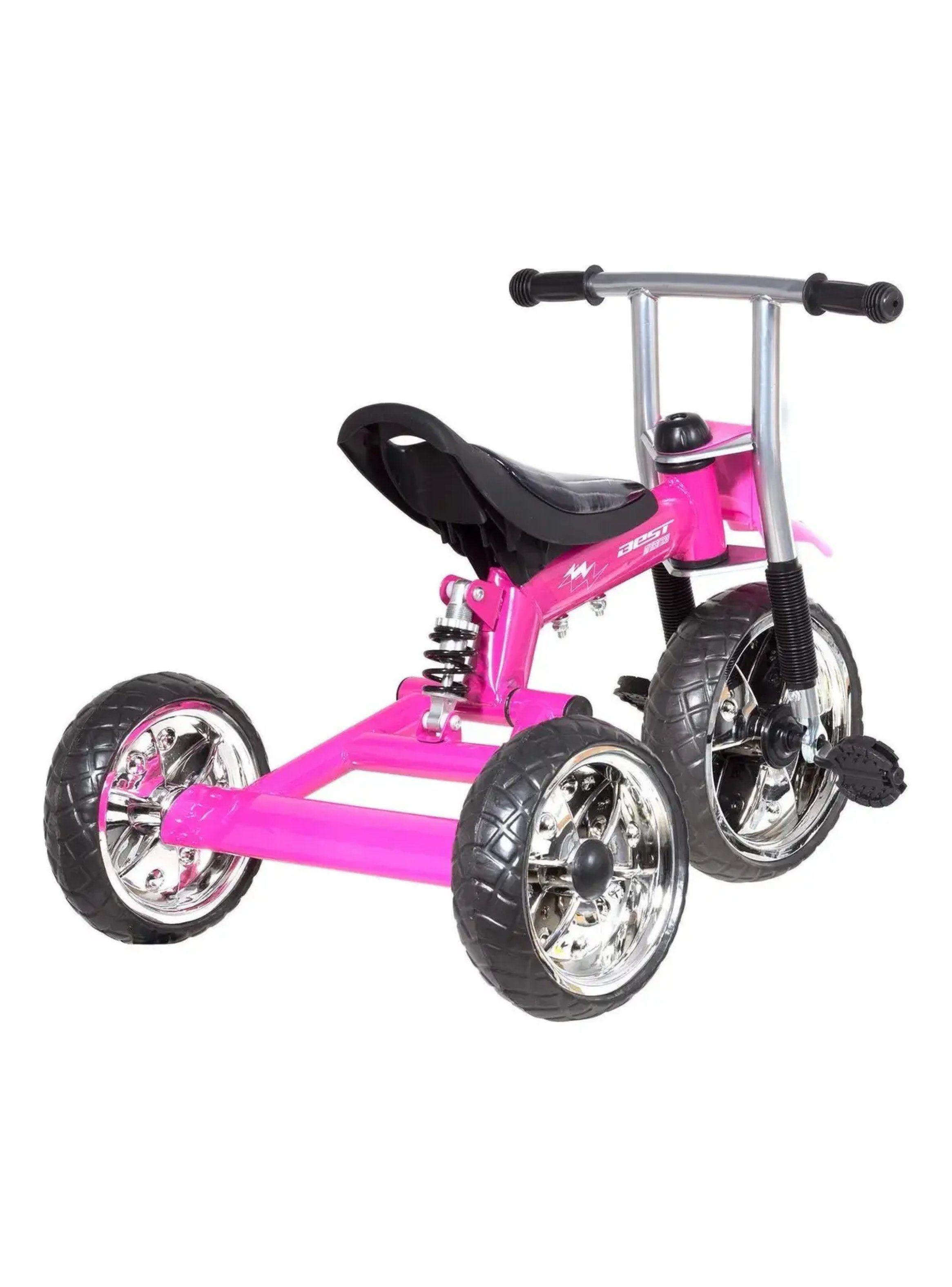 Triciclo Best Niña Reforzado Color Rosa-1