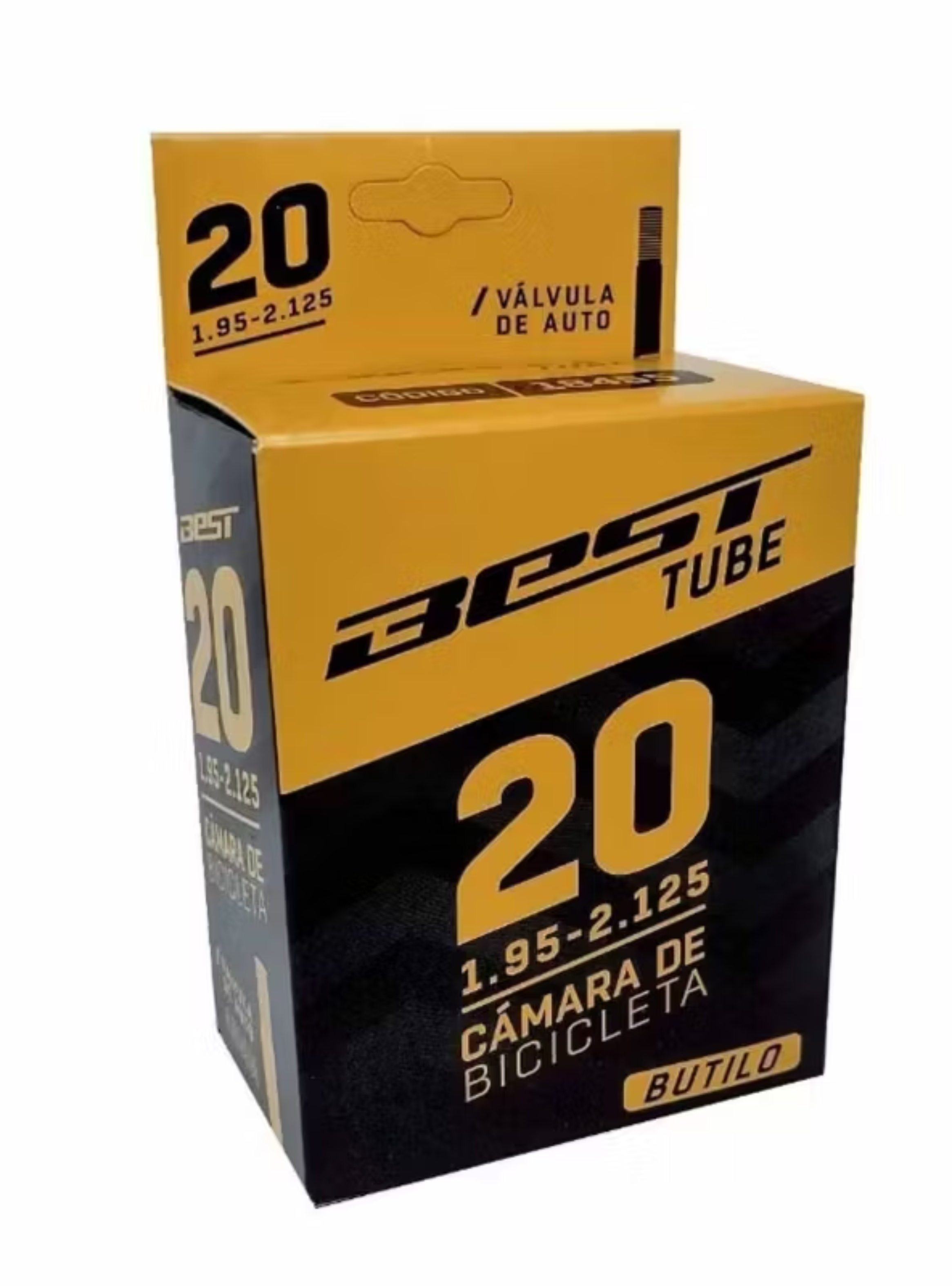 CAMARA BEST BUTILO 20 X 1.95/2.125 VALVULA/AUTO 48MM WANDA-1