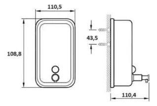 Dispensador De Jabón Acero Inoxidable 800ml-4