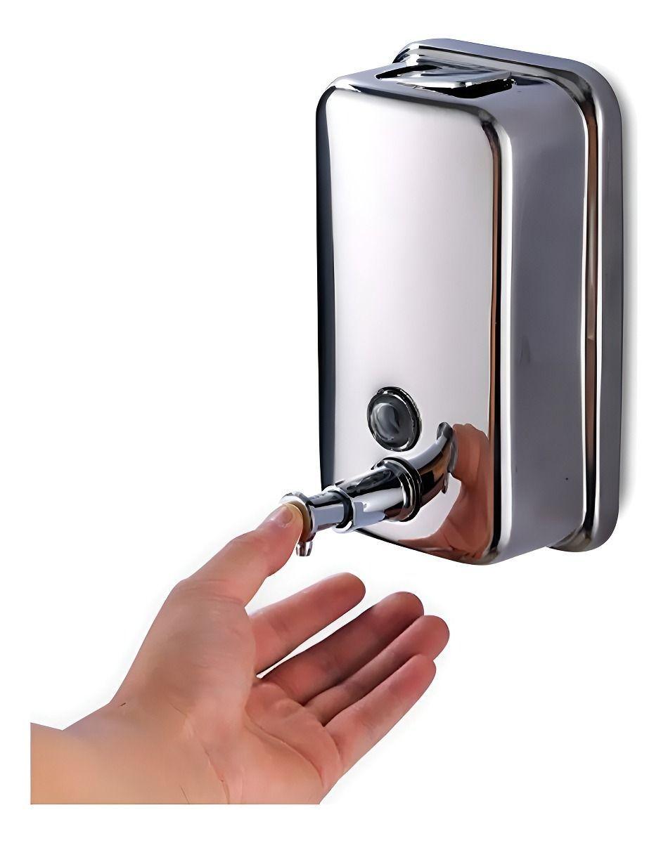 Dispensador De Jabón Acero Inoxidable 800ml-0