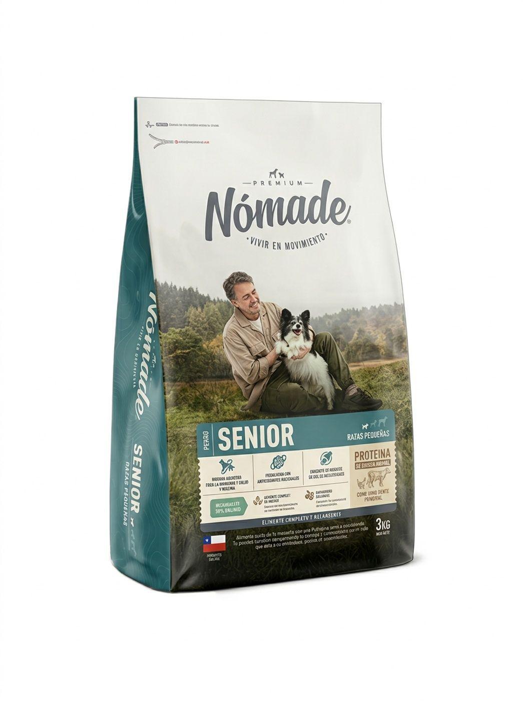 Alimento para perro Nómade Senior Raza pequeña 9 Kg-0