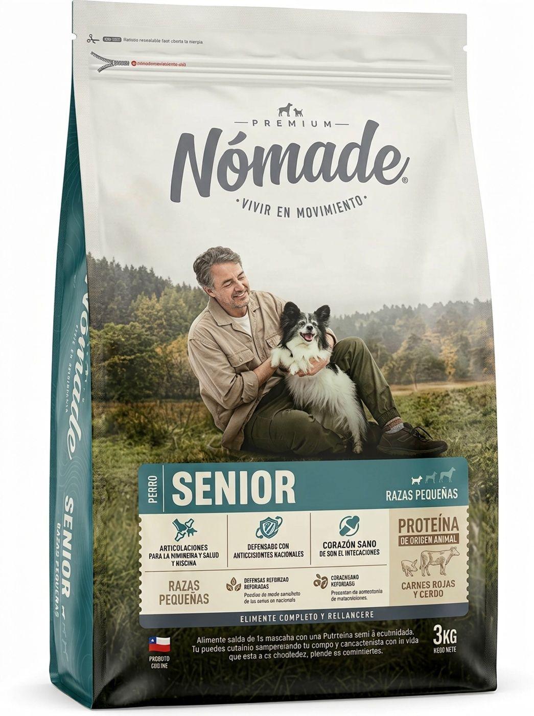 Alimento para perro Nómade Senior Raza pequeña 9 Kg-2