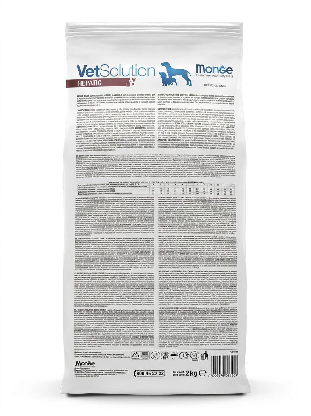 Alimento para perro Monge VetSolution Hepatic 2 Kg-2
