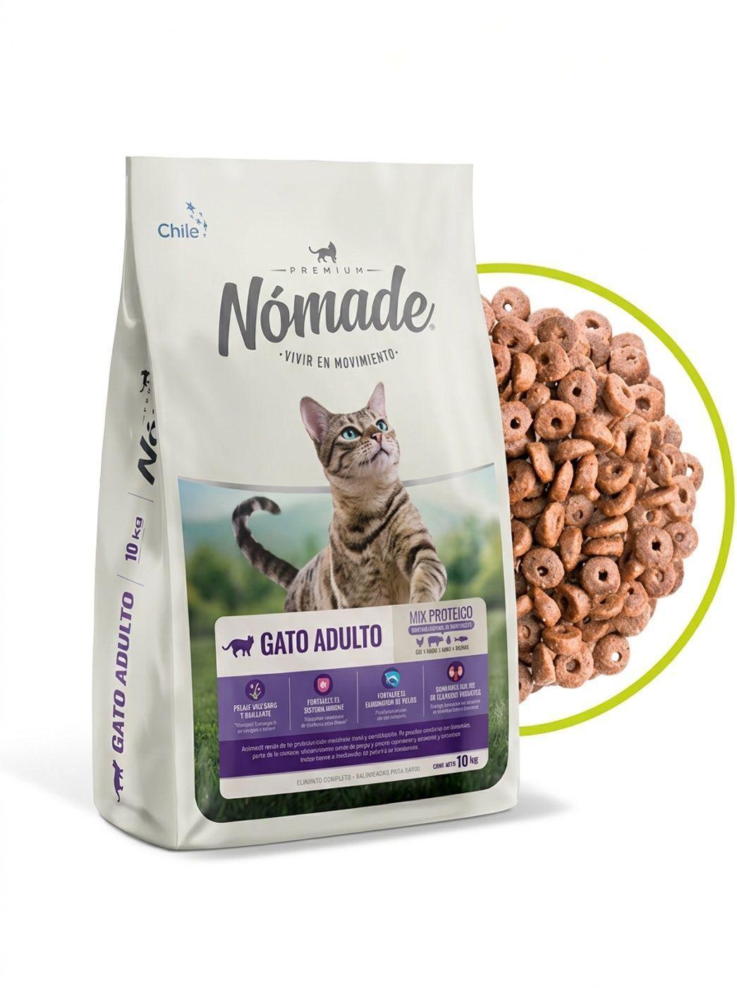 Alimento para gato Nómade Adulto 10 Kg-1