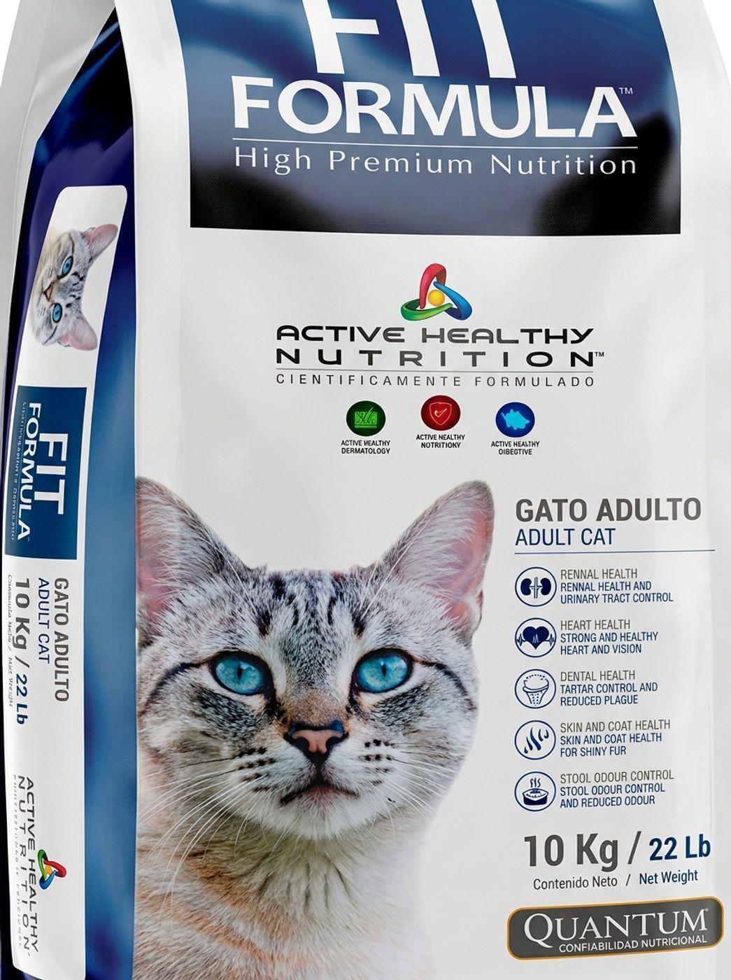 Alimento para gato Fit Fórmula Adulto 10 Kg-1