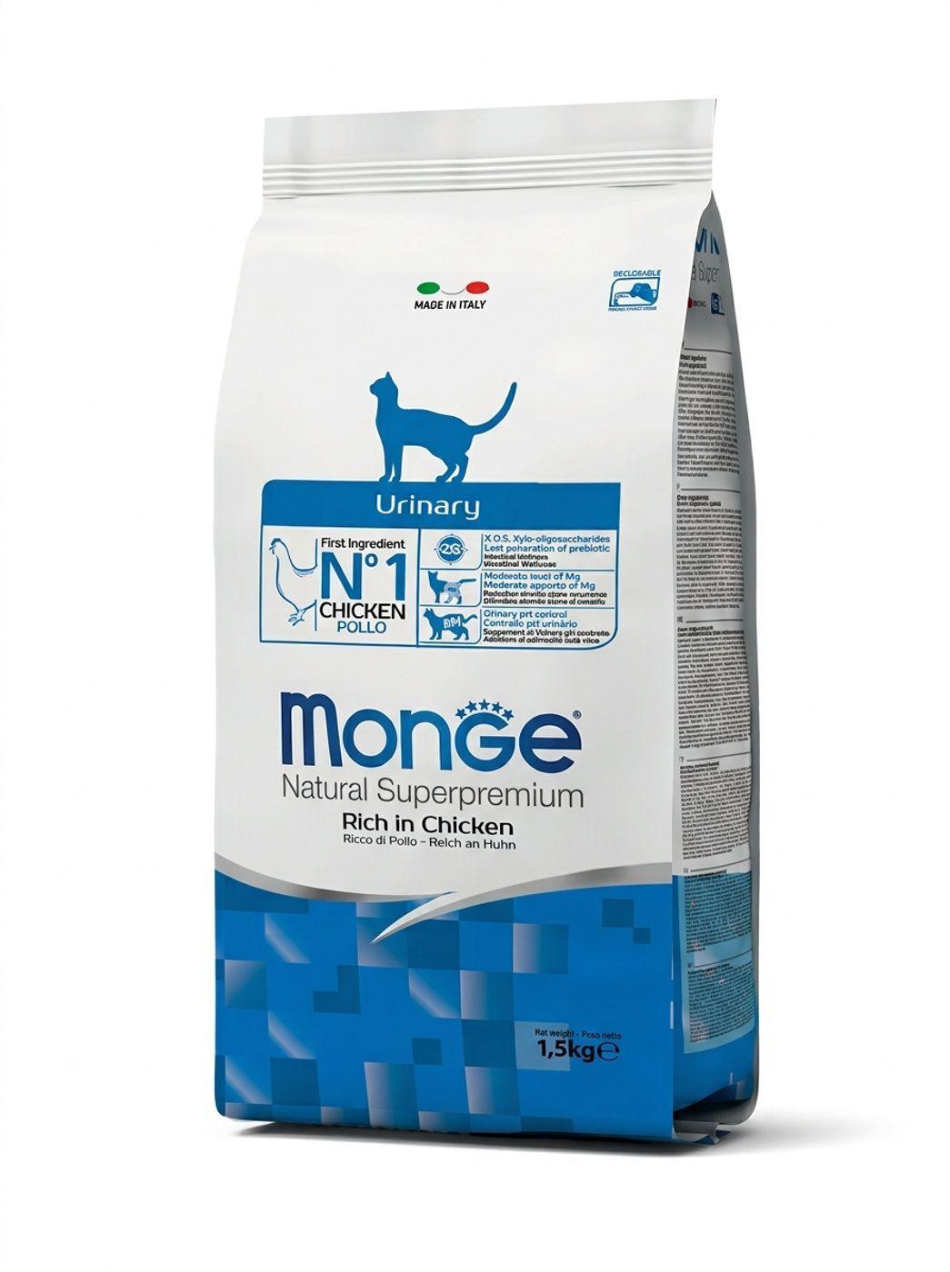 Alimento para gatos Monge Urinary 1,5 Kg-0
